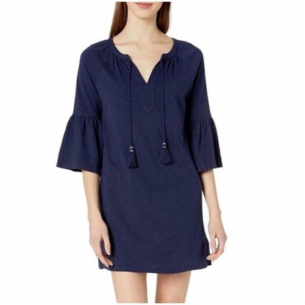 Lilly Pulitzer Del Lago Lightweight Bell Sleeve Tunic Dress Women's XS